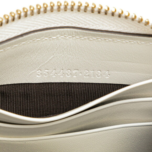 GUCCI White Leather Wallet - Picture 9 of 11